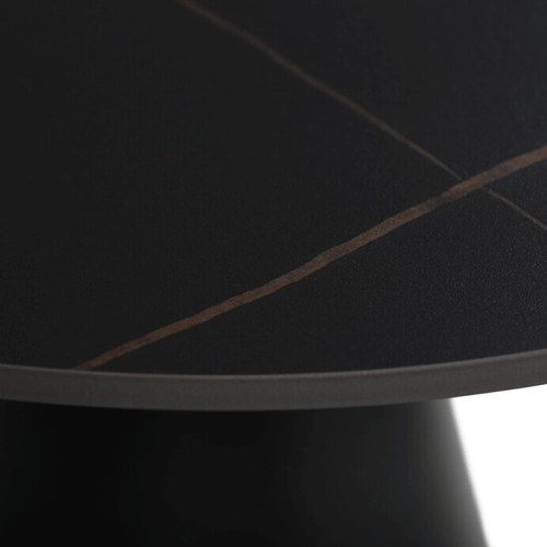 Konferenční stolek 70x70x41cm, keramika, mramor, CT-F4118 BK