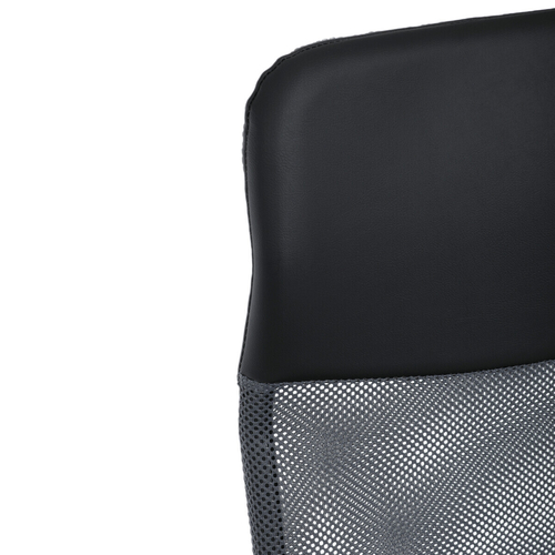 Kancelářská židle, houpací mechanismus, šedá síťovina, KA-E305 GREY