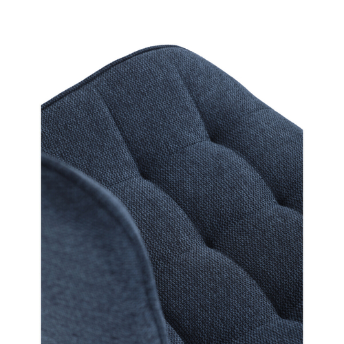 Jídelní židle, modrá, látka, HC-462 BLUE2