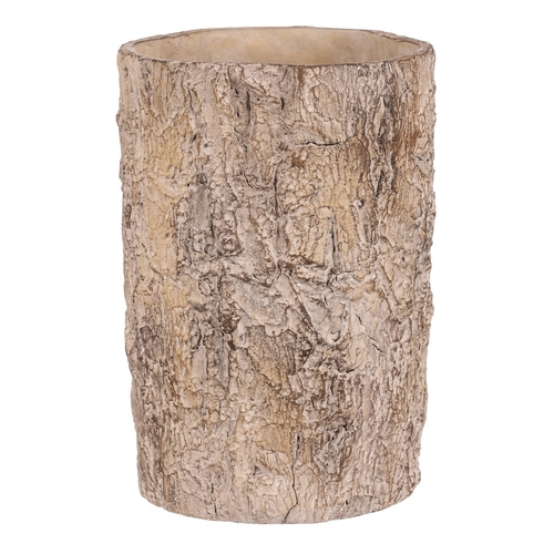 Obal betonový - imitace dřevěné kůry, vel. L, hnědý