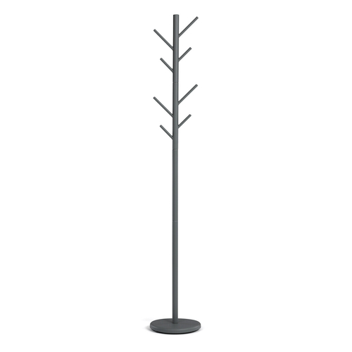 Věšák, kov, šedá, 80001-44 GREY