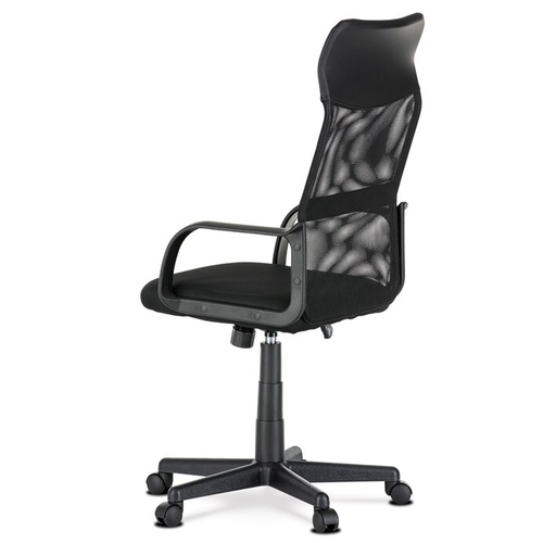 Kancelářská židle, houpací mechanismus, černá síťovina, KA-L601 BK