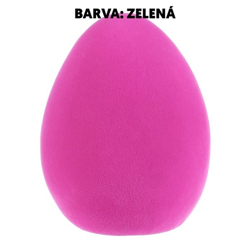 Vajíčko - keramická dekorace, semišový povrch, vel. S, barva zelená
