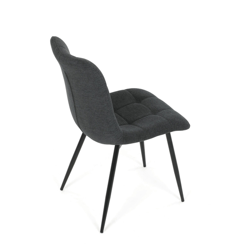 Jídelní židle, šedá, látka, DCL-193 GREY2