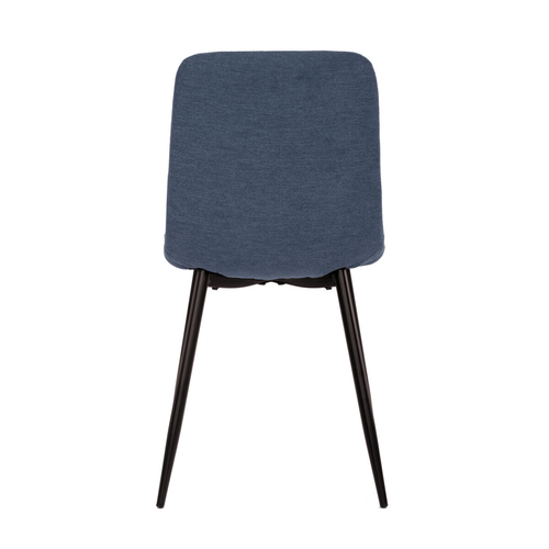 Jídelní židle, modrá, látka, CT-283 BLUE2