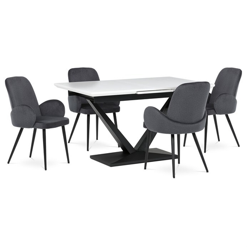 Jídelní stůl rozkládací 140-180x85 cm, mdf HT-W1630 WT