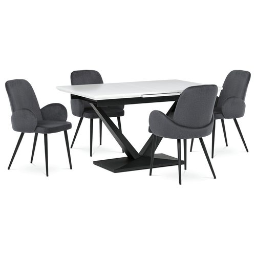 Jídelní stůl rozkládací 140-180x85 cm, mdf HT-W1630 WT