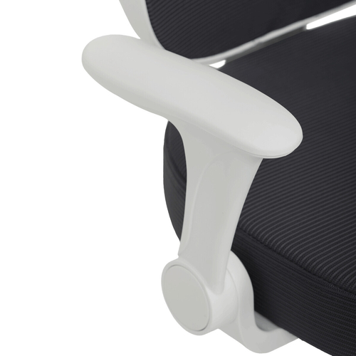 Dětská židle, výškově nastavitelná, šedá síťovina, KA-K1062 GREY