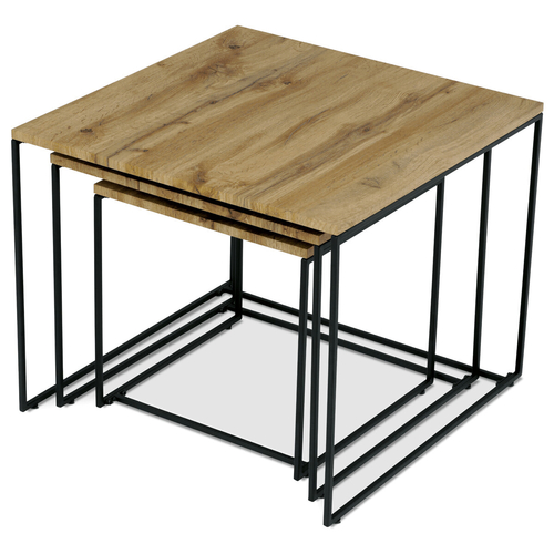 Konferenční stolek 60x60x51cm, mdf, divoký dub, AF-3008 OAK