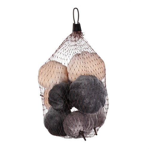 Dýně plastová s látkou, mix 3 barev, cena za balení (9 ks)