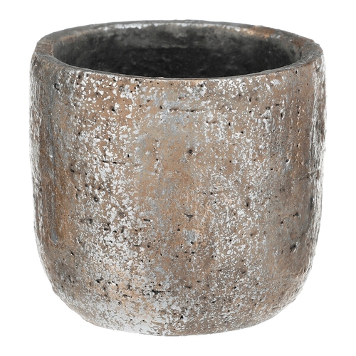 Obal betonový - kulatý, vysoký, vel. S, měděno-zlatý