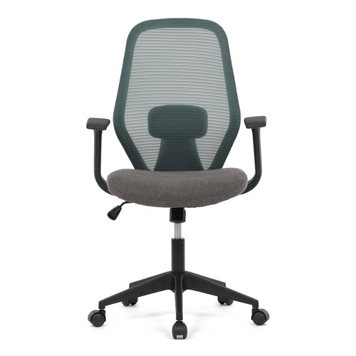 Kancelářská židle, houpací mechanismus, zelená síťovina, KA-V3149 GRN