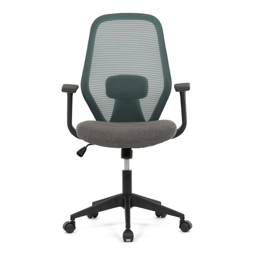 Kancelářská židle, houpací mechanismus, zelená síťovina, KA-V3149 GRN
