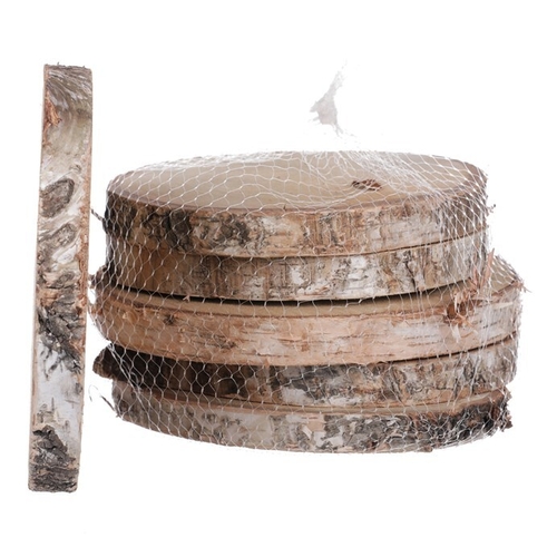 Březové kolečko - přírodní, cena za balení (6 ks)