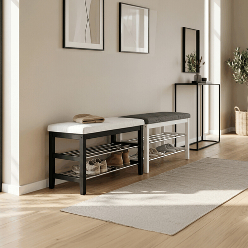 Botník, masiv, bílá, 83168-06 WT