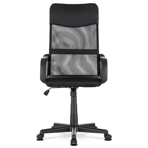 Kancelářská židle, houpací mechanismus, černá síťovina, KA-L601 BK