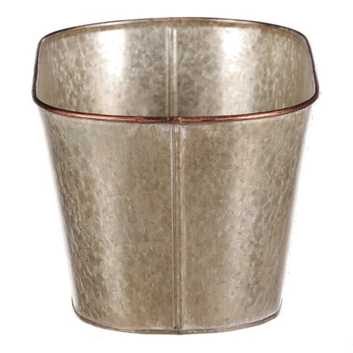 Kovový truhlík, design s motýly.