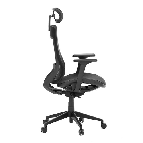 Kancelářská židle, synchronní mechanismus, černá síťovina, KA-W002 BK