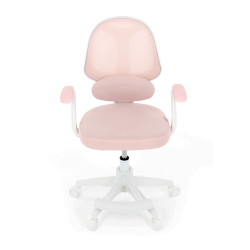 Dětská židle, výškově nastavitelná, růžová síťovina, KA-W8008 PINK