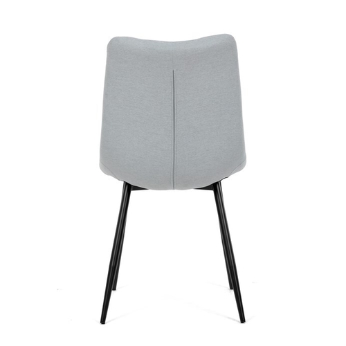 Jídelní židle, šedá, látka, DCL-L1094 SIL2