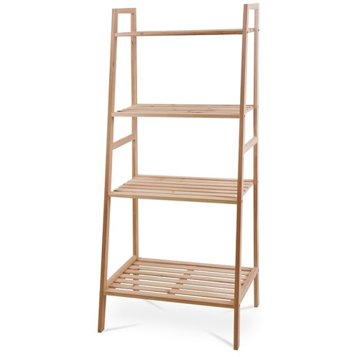 Regál, dřevo, přírodní, DR-N133 NAT