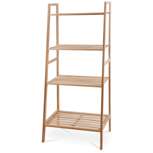 Regál, dřevo, přírodní, DR-N133 NAT