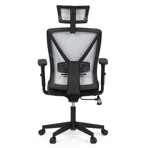 Kancelářská židle, houpací mechanismus, černá látka, KA-W3137 BK