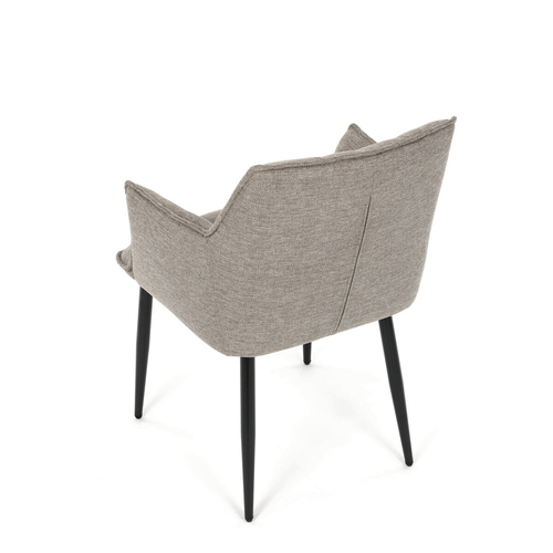 Jídelní židle, béžová, látka, DCH-J2139 LAN2