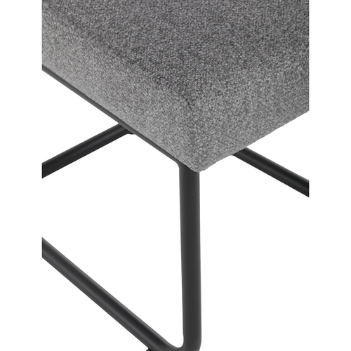 Jídelní židle, šedá, látka, DCL-P3107 SIL2