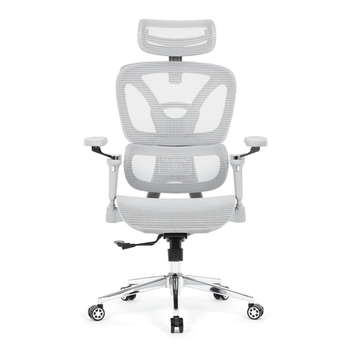 Kancelářská židle, synchronní mechanismus, šedá síťovina, KA-B2361 GREY