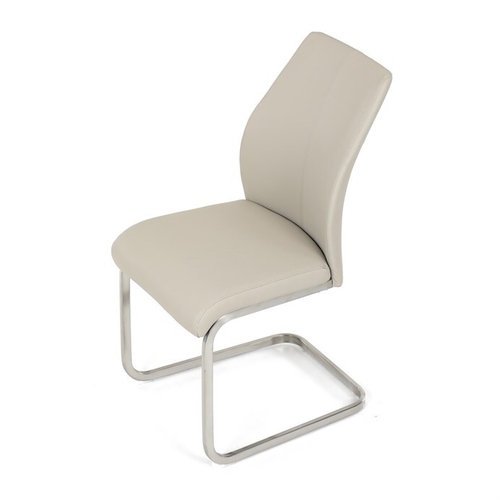 Jídelní židle, krémová, ekokůže, DCL-D1277 CRM