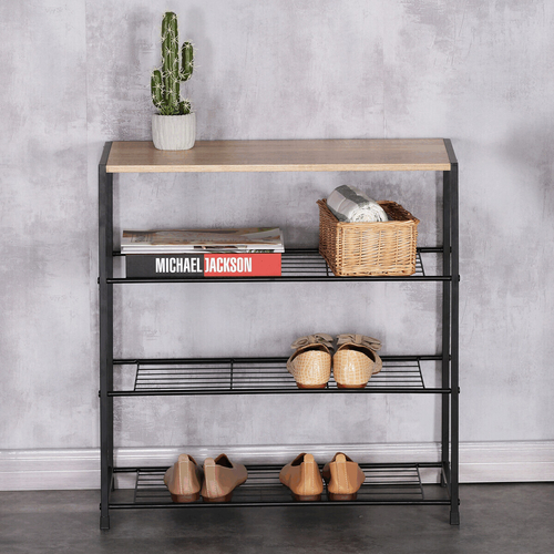 Botník, mdf, hnědá, GD-414 OAK