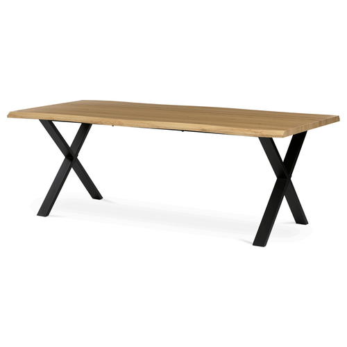 Jídelní stůl 210x100cm, mdf, divoký dub, HT-F4321 OAK