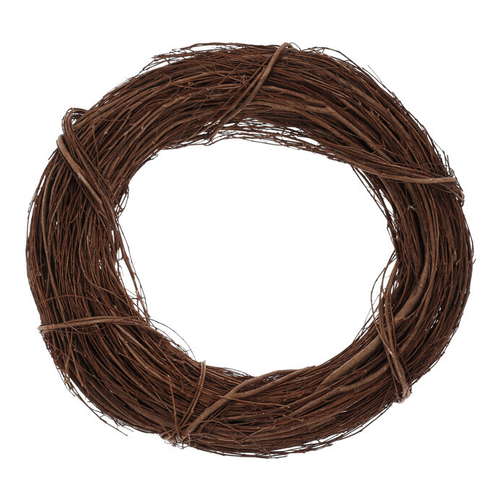 Věnec proutěný - pr. 30 cm, hnědá barva