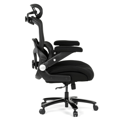 Kancelářská židle, houpací mechanismus, černá látka, KA-N1313 BK