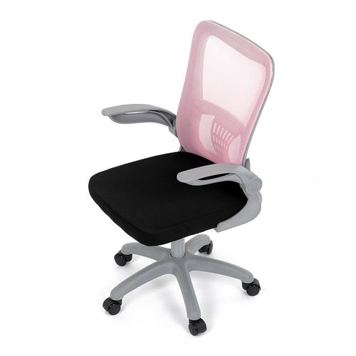 Dětská židle, výškově nastavitelná, růžová síťovina, KA-K2008 PINK