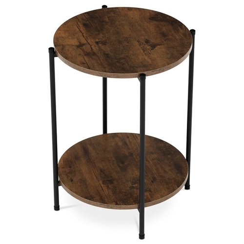 Odkládací stolek 44x44x56cm, mdf, old wood, CT-G1005 OLW