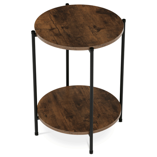 Odkládací stolek 44x44x56cm, mdf, old wood, CT-G1005 OLW