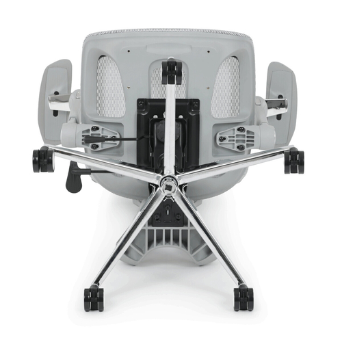 Kancelářská židle, synchronní mechanismus, šedá síťovina, KA-B2363 GREY