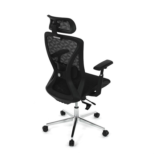 Kancelářská židle, synchronní mechanismus, černá síťovina, KA-S258 BK