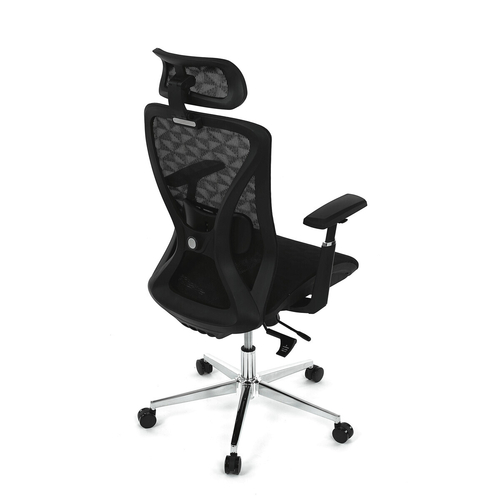 Kancelářská židle, synchronní mechanismus, černá síťovina, KA-S258 BK