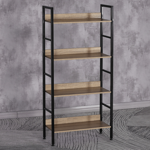 Regál, mdf, hnědá, GD-314 OAK