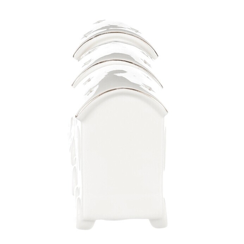 Vláček s vagónky - porcelán, LED osvětlení, barva bílá