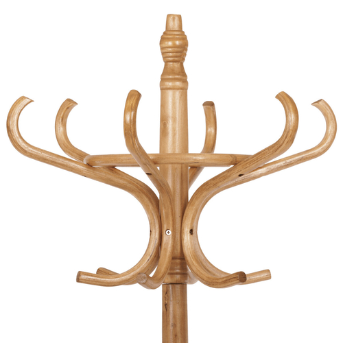 Věšák, masiv, hnědá, F-2059 OAK