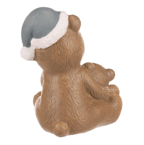 Medvěd s medvídětem - sedící, keramická figurka