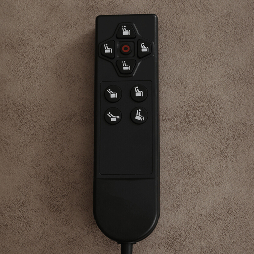 Polohovací křeslo, elektrické kabelové ovládání, béžová, látka vintage, TV-L8904 LAN3