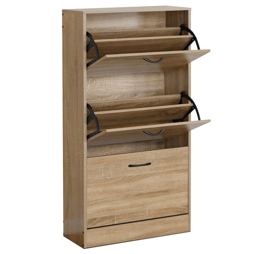 Botník, mdf, přírodní, ABO-G1016 OAK