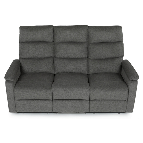 Sedací souprava, polohovací, šedá, látka, ASD-C5980 GREY2