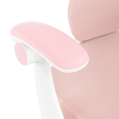 Dětská židle, výškově nastavitelná, růžová síťovina, KA-W8008 PINK