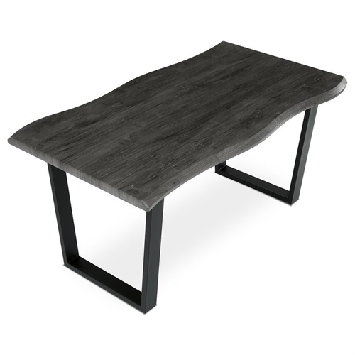 Jídelní stůl 160x90cm, mdf, šedý dub, HT-F4216 GREY